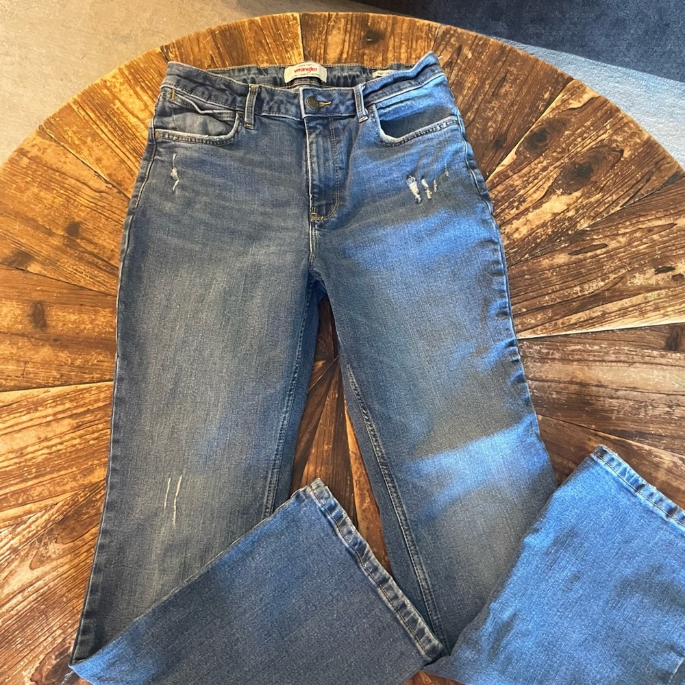 Wrangler High Rise Boot Cut Denim Jeans